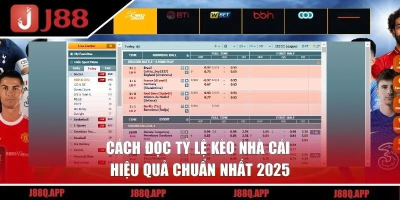 Cách Đọc Tỷ Lệ Kèo Nhà Cái